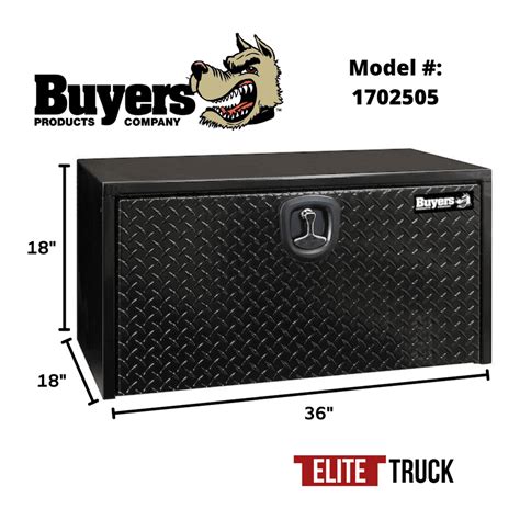 buyers products black steel underbody truck box|steel underbody truck tool boxes.